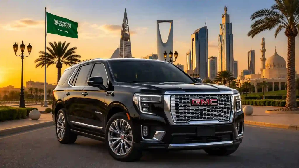 GMC Denali SUV for Dammam to Riyadh Taxi travel.