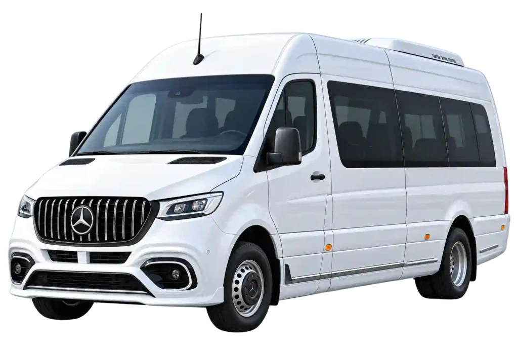 Spacious passenger van for Riyadh Airport to Bahrain Taxi service.