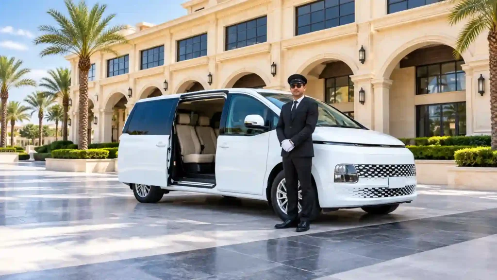 Private passenger van for a Taxi from Makkah to Jeddah Airport.